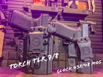 Glock 43X MOS W/Streamlight TLR 7 SUB Kaos Fusion Torch Kydex Holster